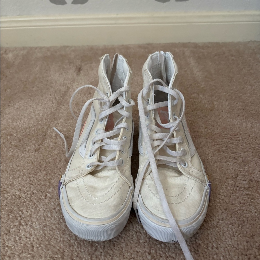 VANS kids Sk8-Hi Zip Flower